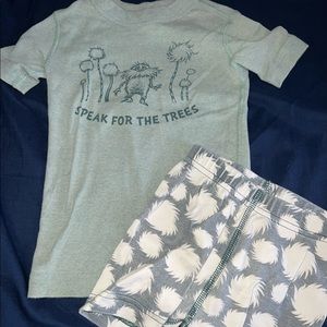 The Lorax Hanna pj set short
